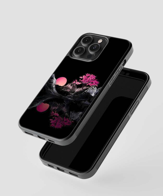 Moonlight Blossom Glass Case