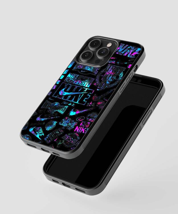 Nike Neon Glass Case