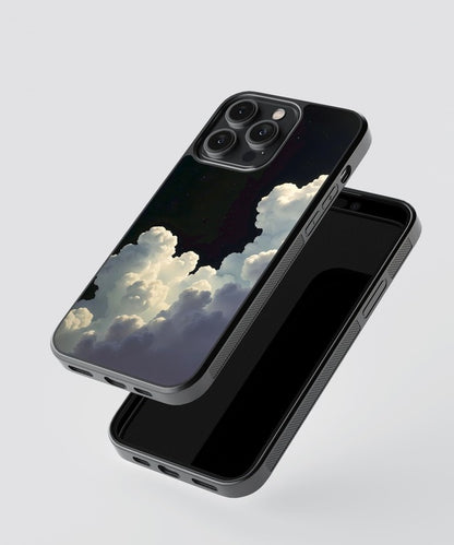 Clouds Night Sky Glass Case