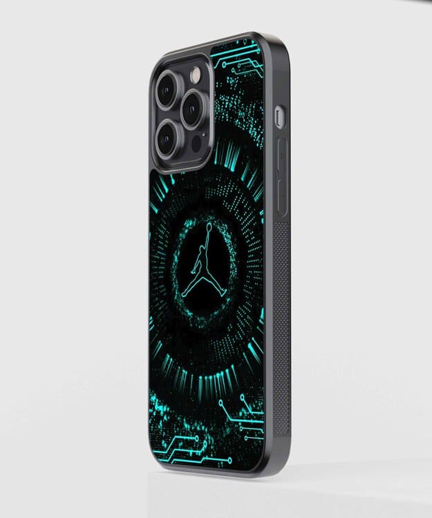 Basketball Neon Lights Glass Case