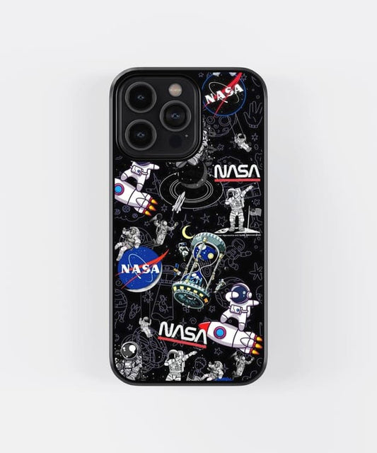 Nasa Astronauts Glass Case