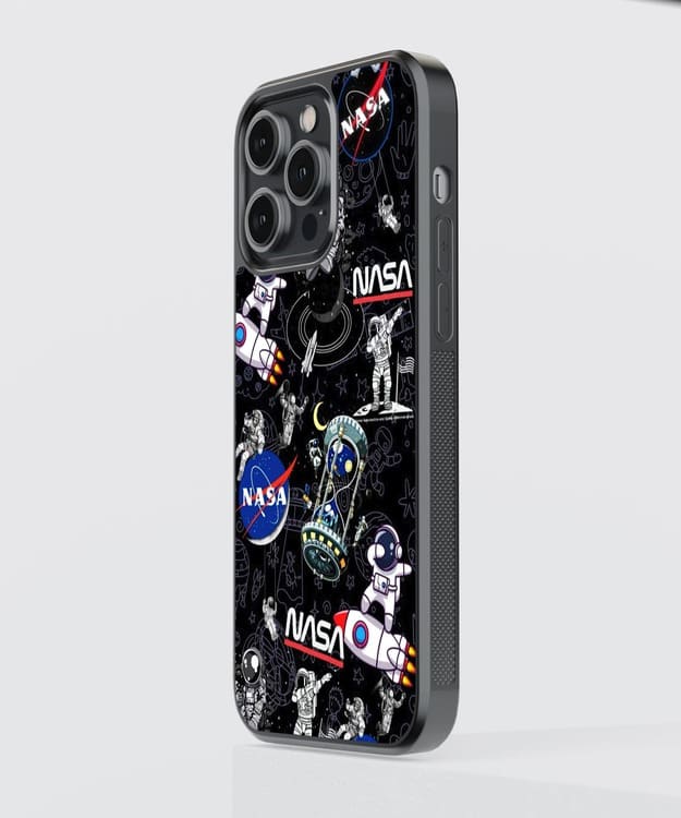 Nasa Astronauts Glass Case