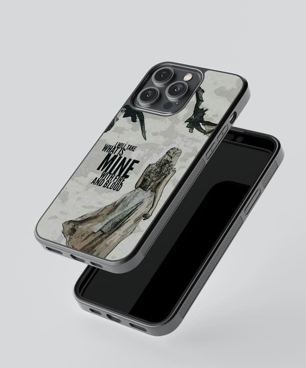 Mother Of Dragons GOT Glass Case