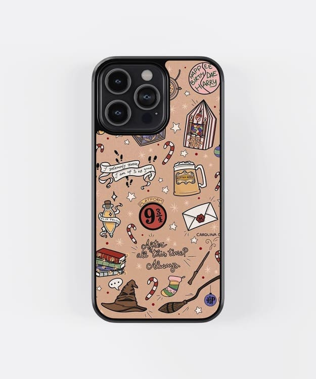 Harry Potter Icons Glass Case