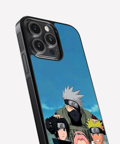 Kakashi And Friends Glass Case