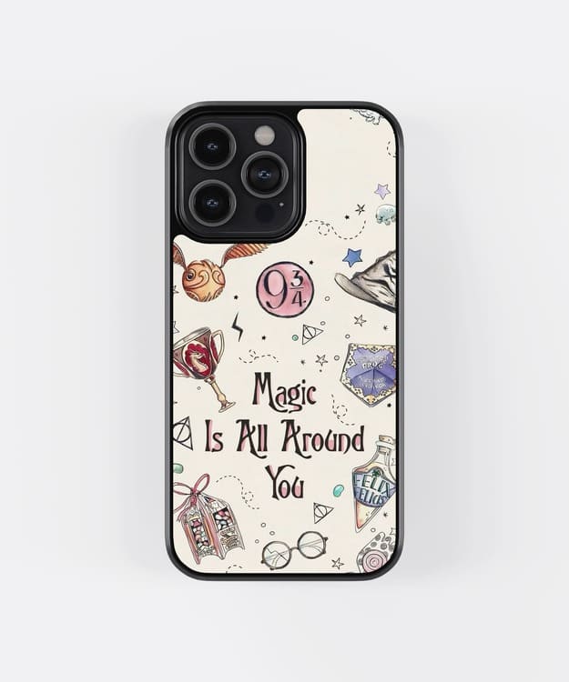 Magic Harry Potter Glass Case