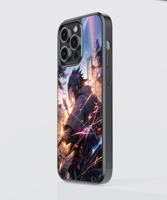 Sasuke Naruto Series Glass Case