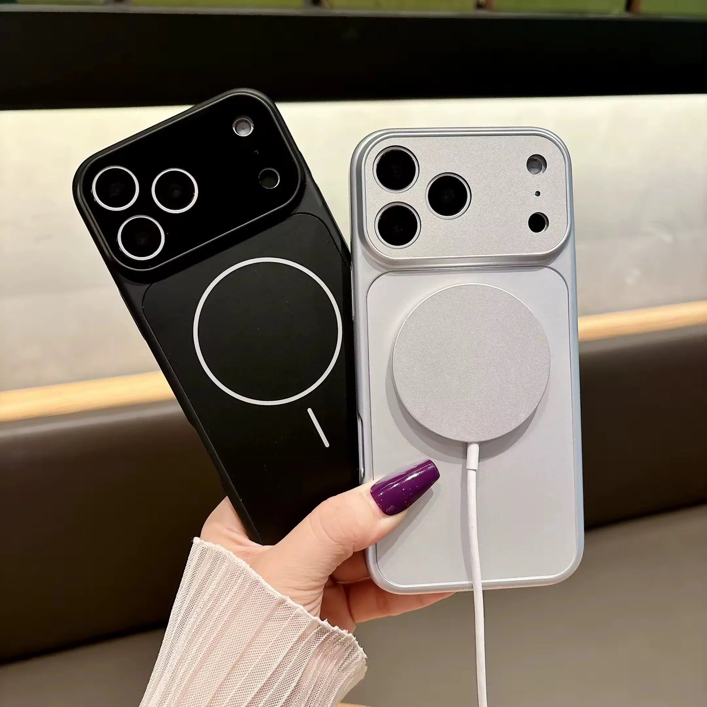 iPhone Metallic Finish Converter Case with Magsafe