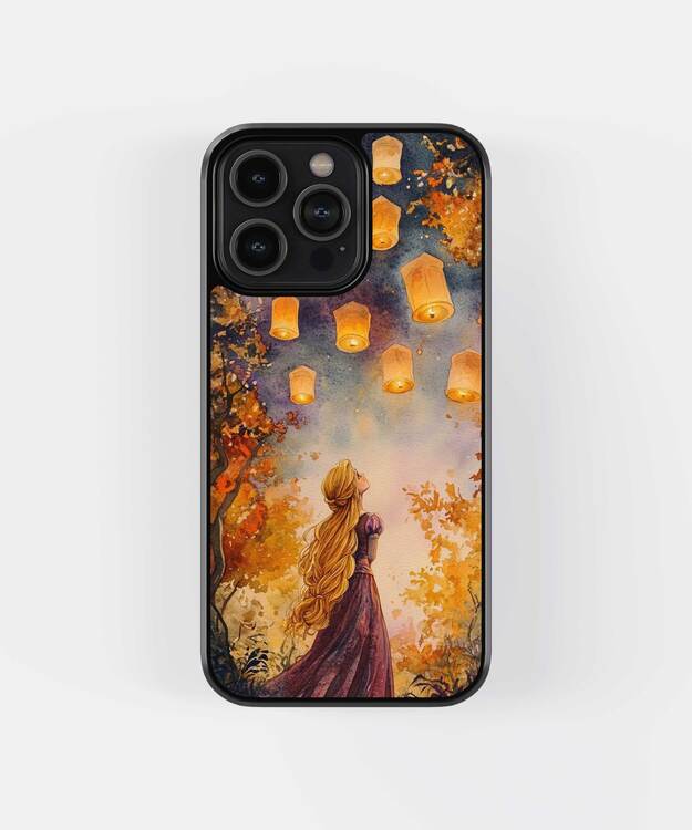 Rapunzel Disney Princess Glass Case