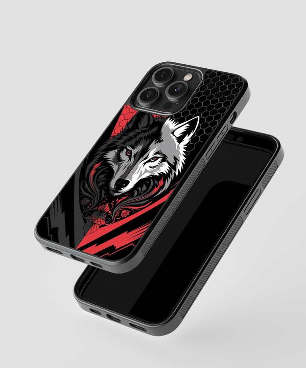 Lone Wolf Glass Case