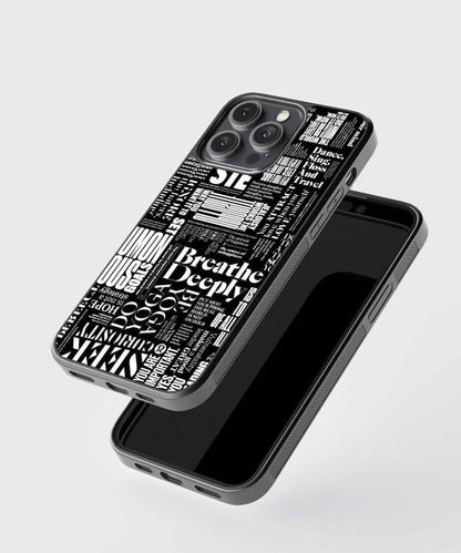 Breathe Deeply Glass Case