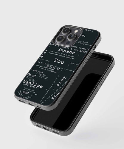Insane You Glass Case