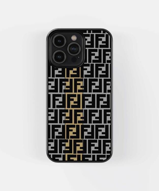 Fendi Grey Glass Case
