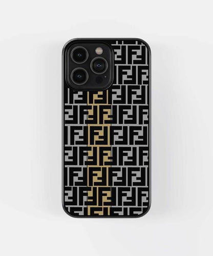 Fendi Grey Glass Case