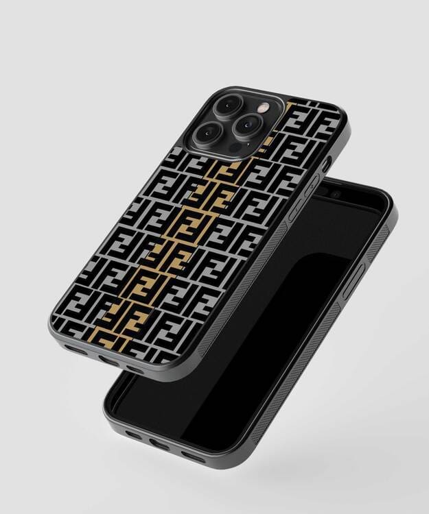 Fendi Grey Glass Case