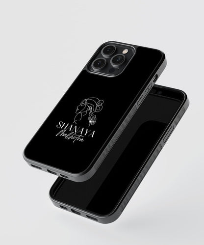 Stylish Custom Name Glass Case