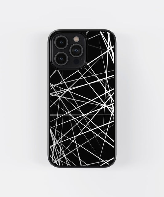 White Line Art Glass Case