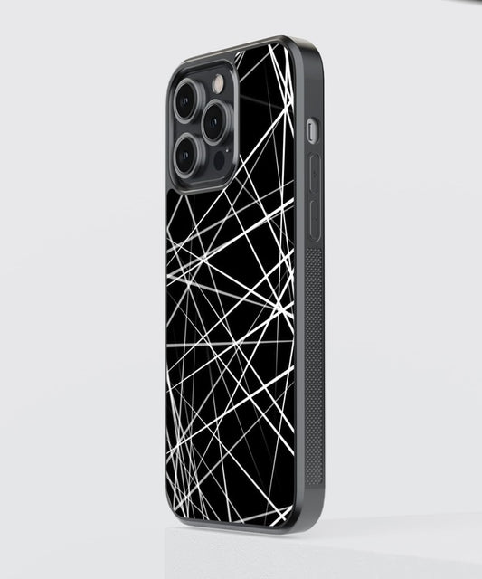 White Line Art Glass Case