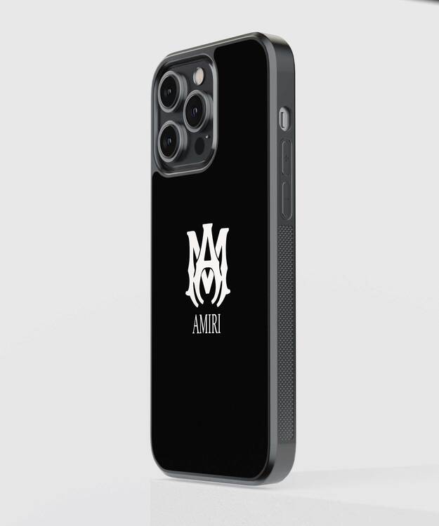 Amiri Brand Logo Glass Case
