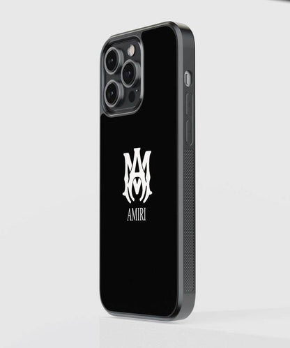 Amiri Brand Logo Glass Case
