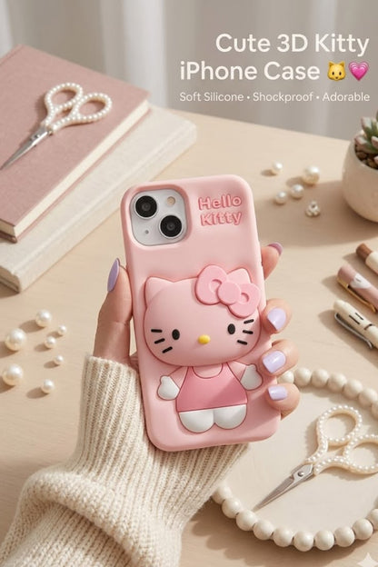 Cute Hello Kitty Soft Silicone Case