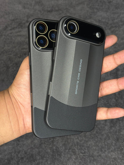 Sports Design Luxury Matte Case with Leather Grip