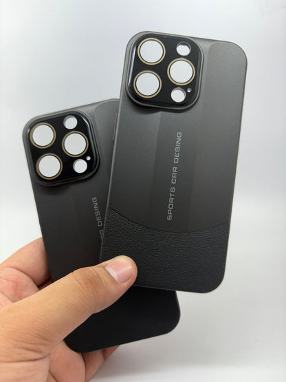 Sports Design Luxury Matte Case with Leather Grip