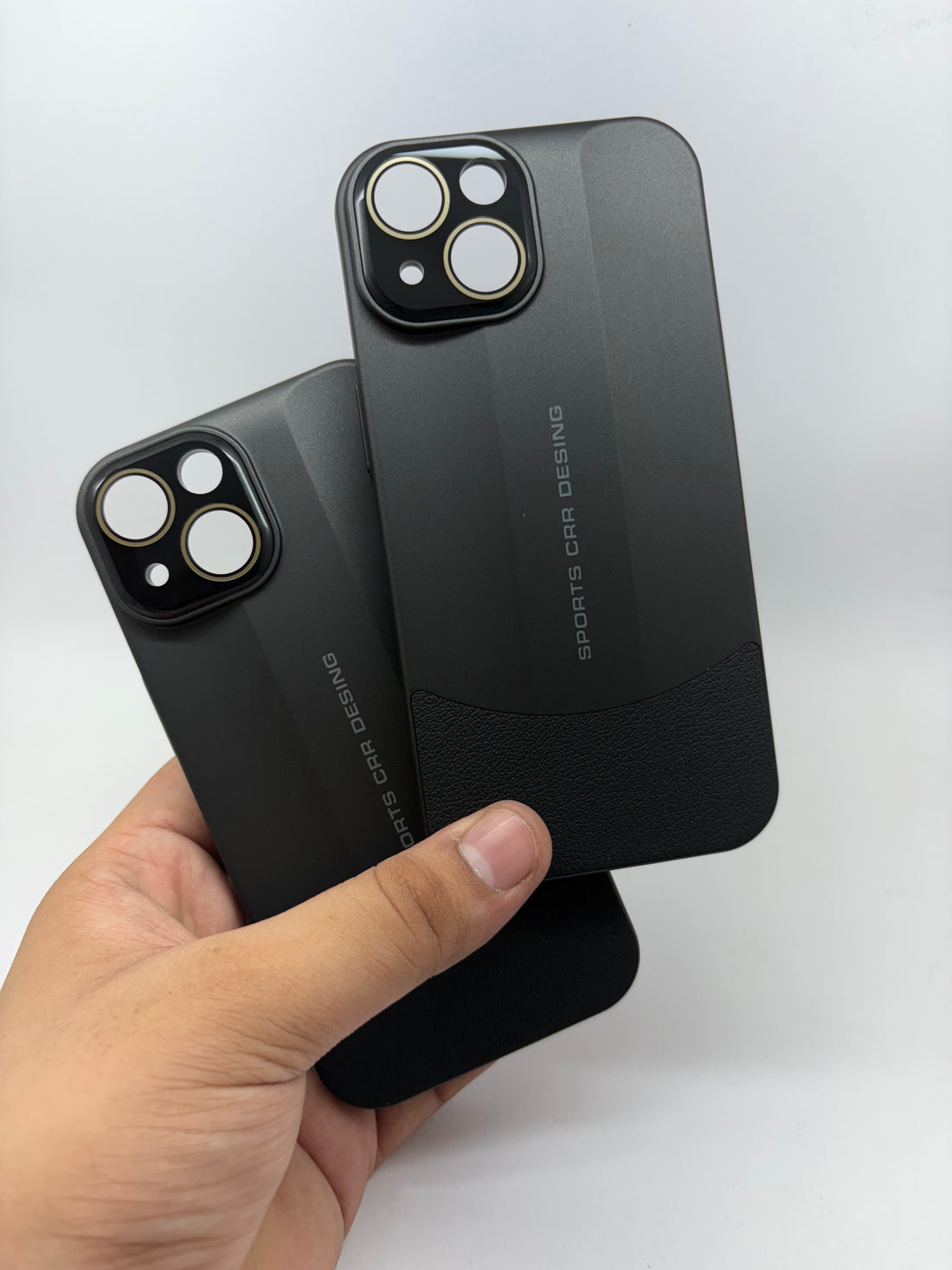 Sports Design Luxury Matte Case with Leather Grip