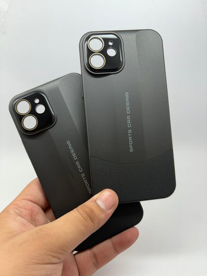 Sports Design Luxury Matte Case with Leather Grip