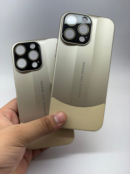 Sports Design Luxury Matte Case with Leather Grip