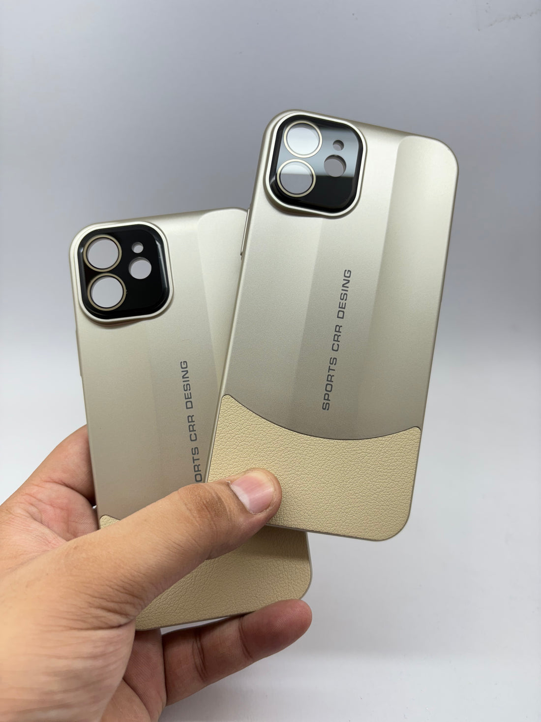 Sports Design Luxury Matte Case with Leather Grip