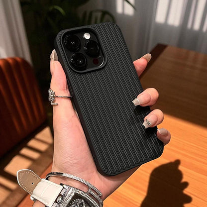 Premium Woven Knitted Texture Case
