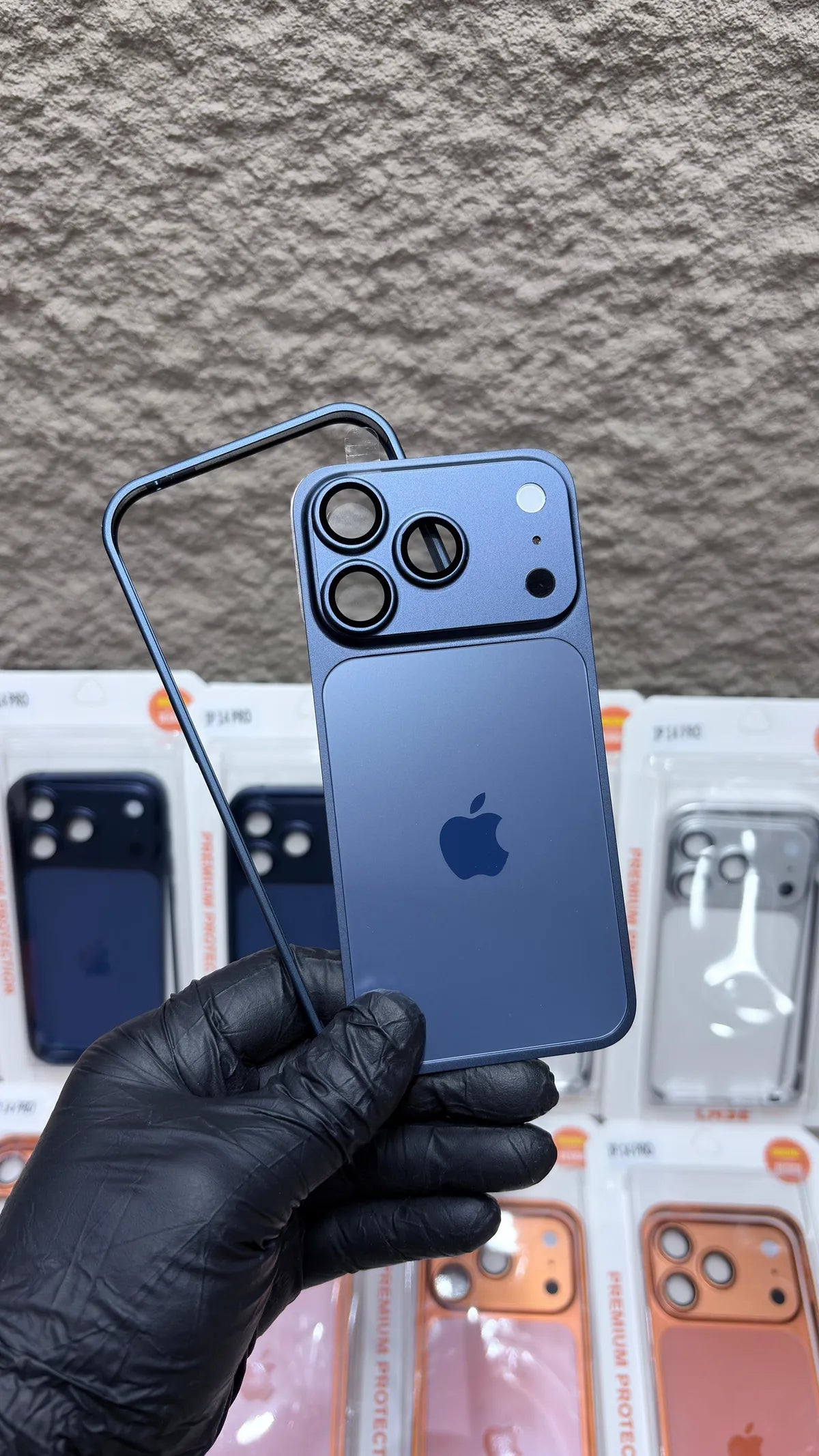 Metal Converter Kit for iPhone into iPhone 17 Pro Max | Flashlight Hide
