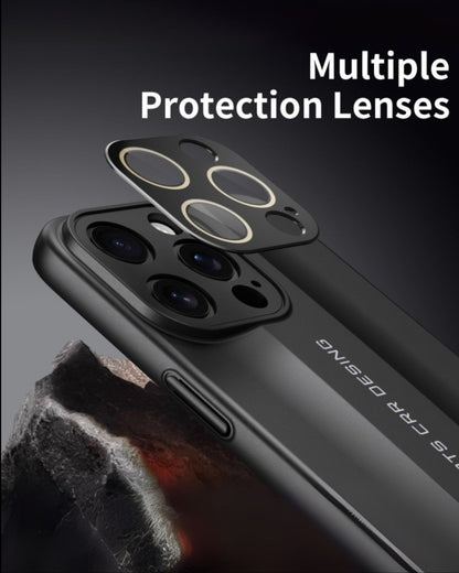 Sports Design Luxury Matte Case with Leather Grip