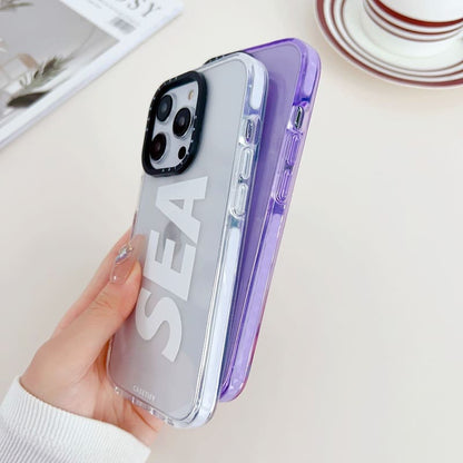 Neon White Sea Silicon Case