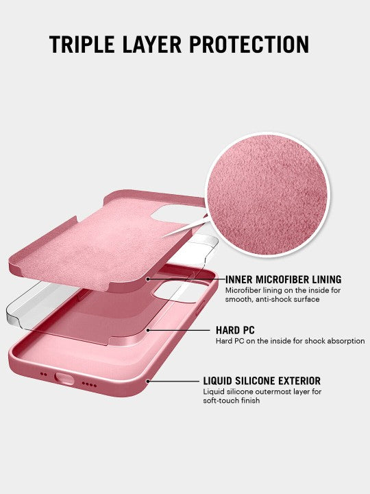 Solid Baby Pink Silicone Case